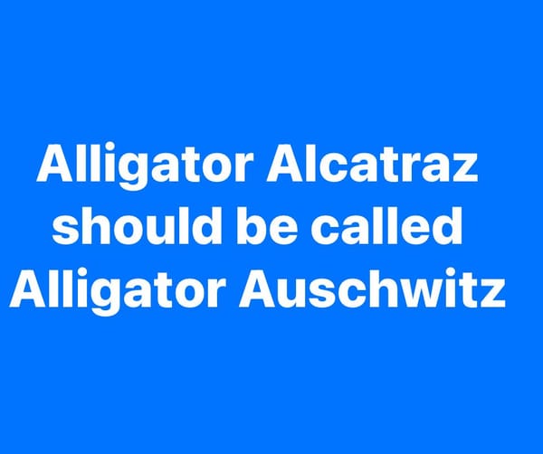 Podcasts, videos, books and articles of the week 147 - Alligator Auschwitz Edition